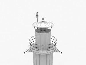 light house pinhatten Model 3D
