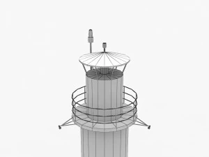 Lighthouse Pinhatten --197-- 3D Model