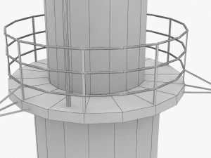Lighthouse Pinhatten --197-- 3D Model