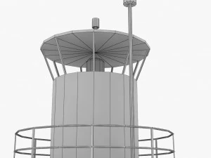 Lighthouse Pinhatten --197-- 3D Model