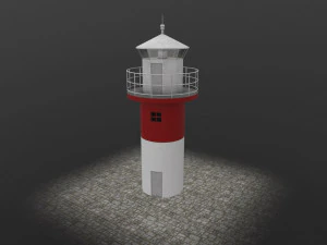 Lighthouse Sodra Udde --198-- 3D Model