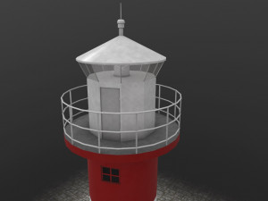 light house sodra udde Model 3D
