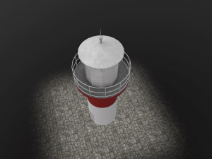 light house sodra udde Model 3D