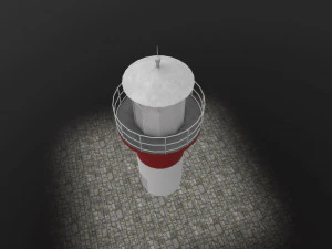 Lighthouse Sodra Udde --198-- 3D Model