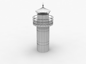 light house sodra udde Model 3D