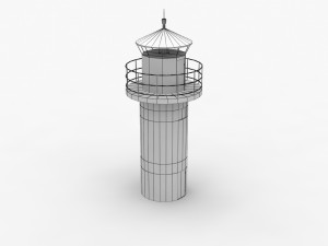 light house sodra udde Model 3D