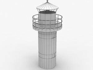 light house sodra udde Model 3D