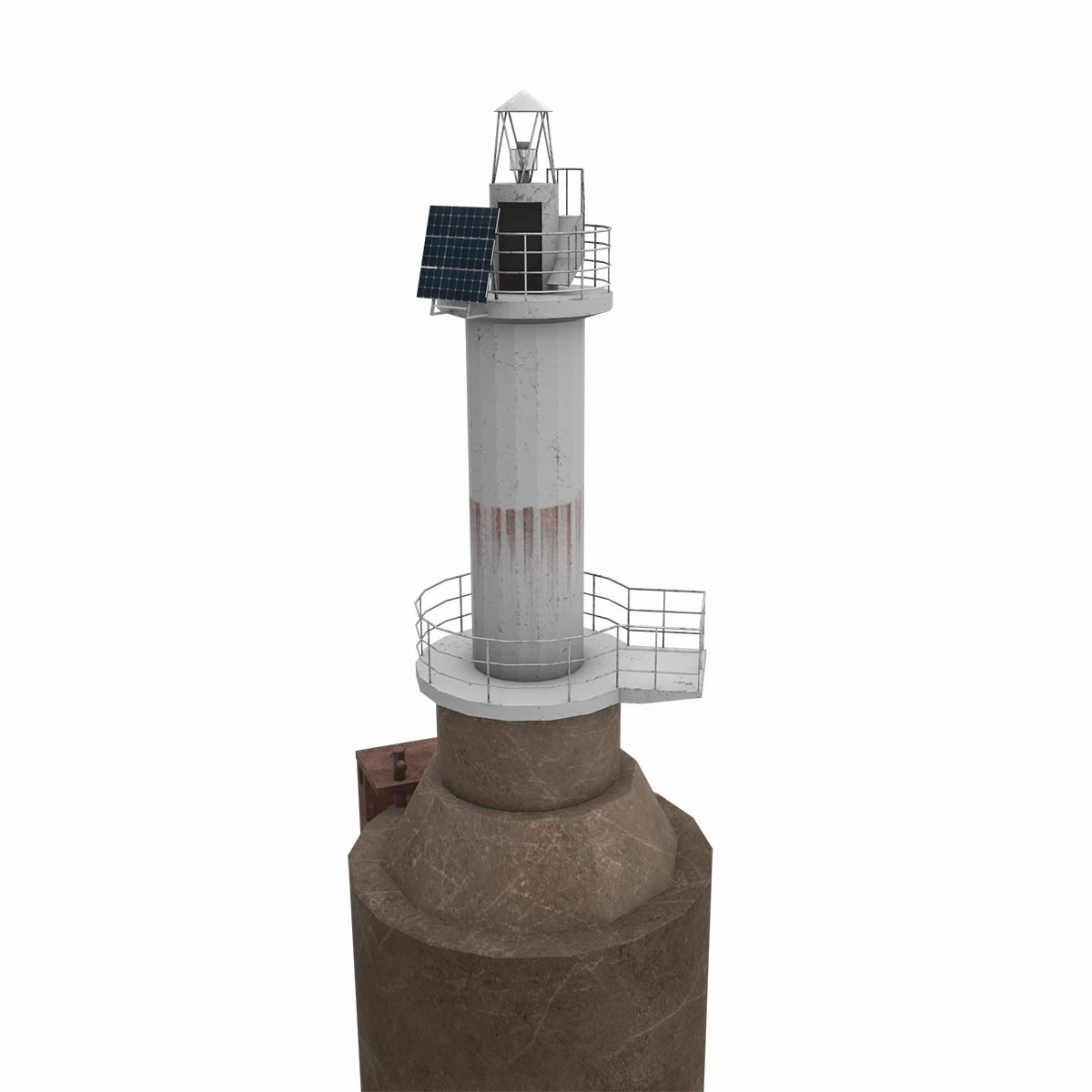 Lighthouse Sudzhukskiy --199-- 3D Model .c4d .max .obj .3ds .fbx .stl .blend