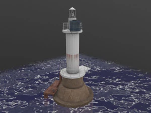 Lighthouse Sudzhukskiy --199-- 3D Model