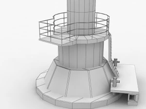 Lighthouse Sudzhukskiy --199-- 3D Model