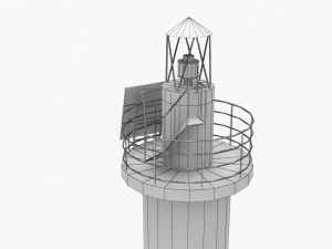 Lighthouse Sudzhukskiy --199-- 3D Model