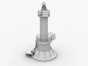 Lighthouse Sudzhukskiy --199-- 3D Model