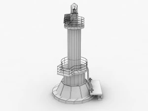 Lighthouse Sudzhukskiy --199-- 3D Model
