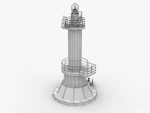 Lighthouse Sudzhukskiy --199-- 3D Model