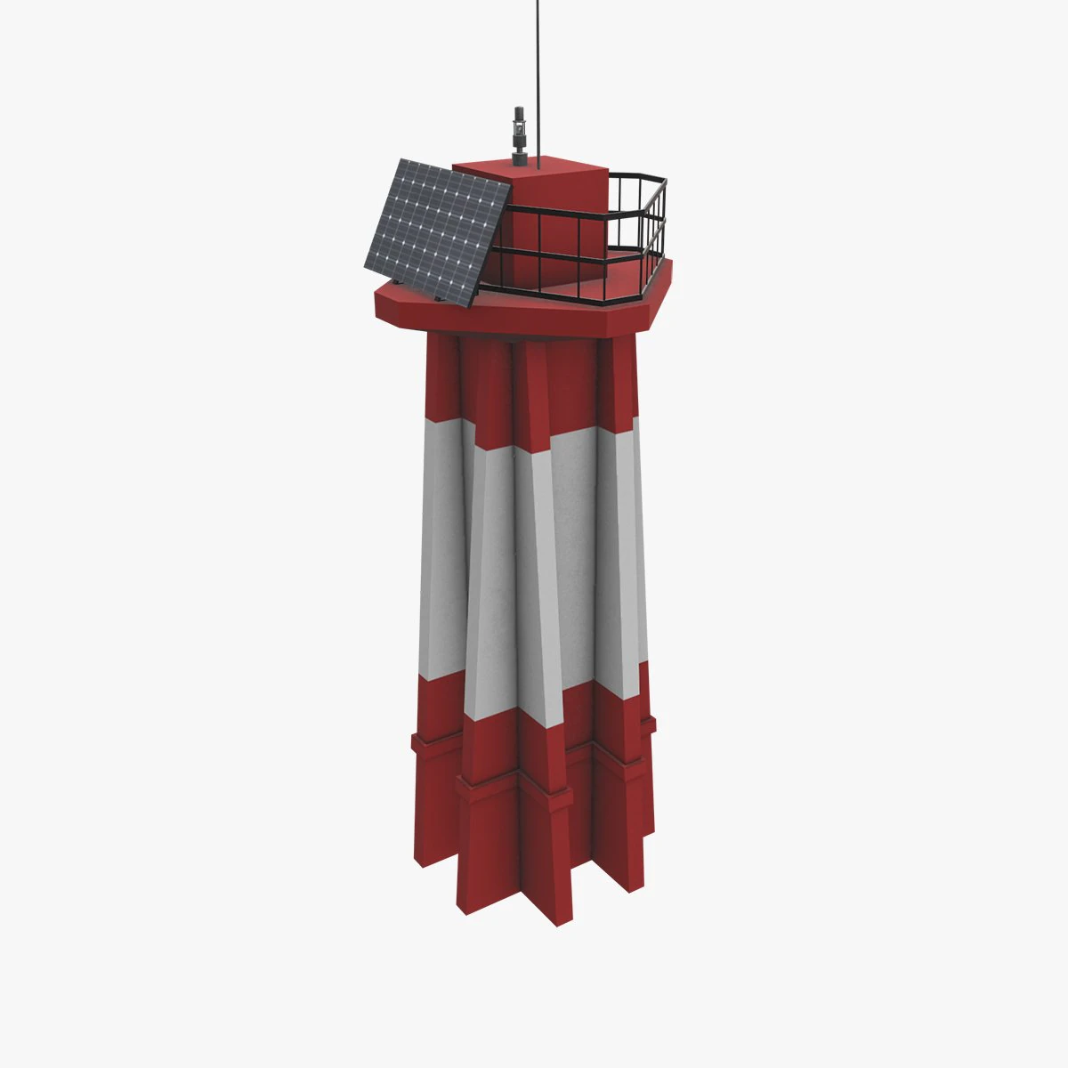 Lighthouse West Mall --200-- 3D Model .c4d .max .obj .3ds .fbx .stl .blend 