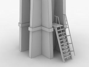 light house west mall Modèle 3D
