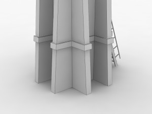 light house west mall Modèle 3D