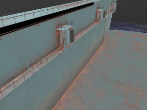 floating dock 1 3Dモデル