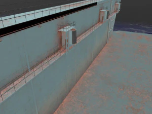 Floating Dock --206-- 3D Model