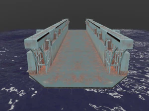 Floating Dock --206-- 3D Model