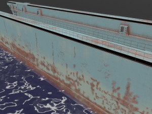 floating dock 1 3Dモデル