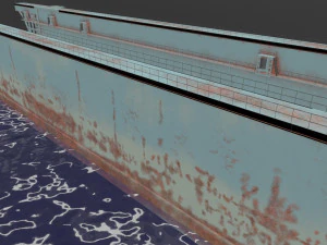Floating Dock --206-- 3D Model