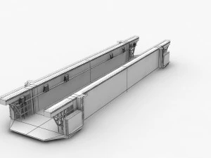 Floating Dock --206-- 3D Model