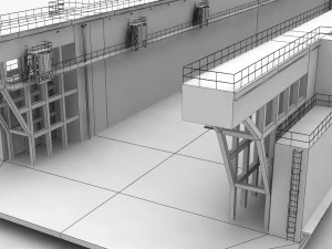 Floating Dock --206-- 3D Model