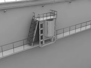Floating Dock --206-- 3D Model