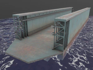 Floating Dock --207-- 3D Model