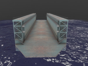 floating dock 2 Modelo 3D