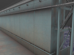 floating dock 2 Modelo 3D