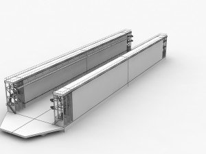 floating dock 2 Modelo 3D