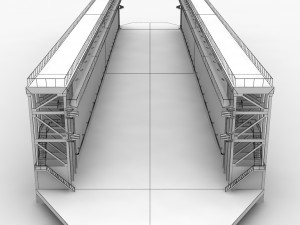 floating dock 2 Modelo 3D