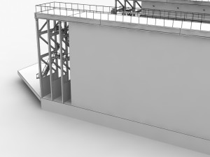 floating dock 2 Modelo 3D