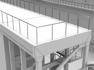 Floating Dock --207-- 3D Model