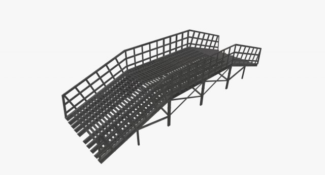 estacade Modelo 3D .c4d .max .obj .3ds .fbx .stl .blend 