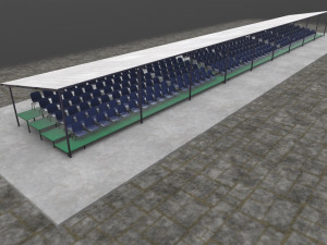 tribune Modelo 3D