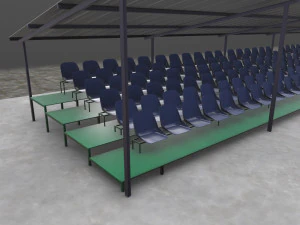 Tribune --205-- 3D Model