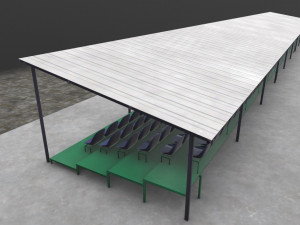 tribune Modelo 3D