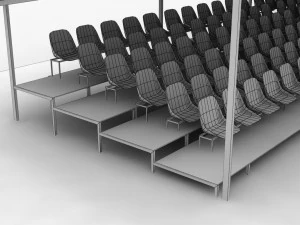 Tribune --205-- 3D Model
