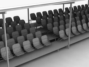 Tribune --205-- 3D Model