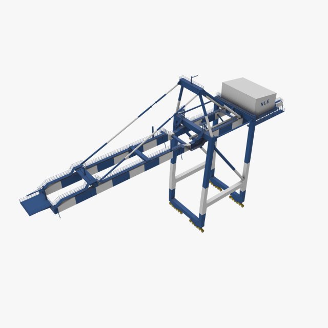 sea crane 3D-Modell .c4d .max .obj .3ds .fbx .stl .blend 