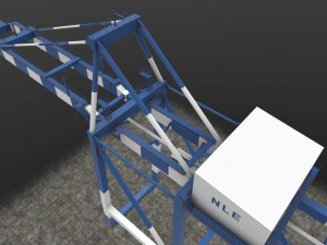 sea crane 3D-Modell