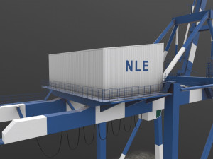 sea crane 3D-Modell