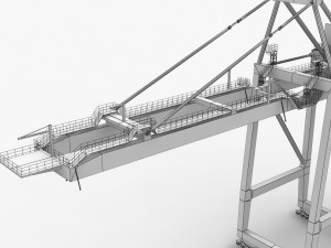 sea crane 3D-Modell