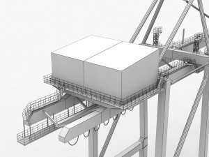 sea crane 3D-Modell