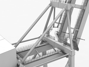 sea crane 3D-Modell