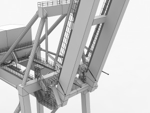 sea crane 3D-Modell