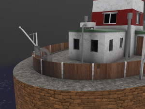 light house drogden Modello 3D